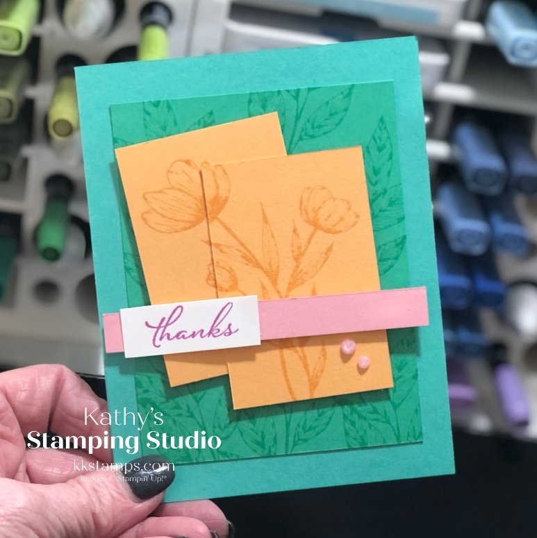 Card using Stampin' Up's Spotlight on Nature stamp set and 2024-2026 In Colors