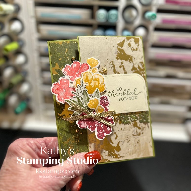 Greeting card for showing gratitude to the recipient.