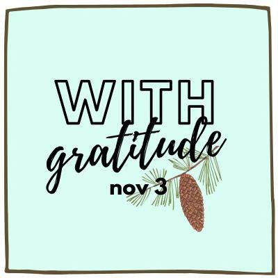 With Gratitude logo for November