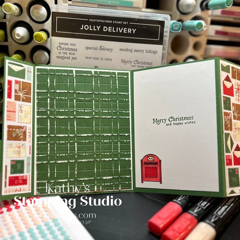 inside of greeting card made with Two-Tone Cardstock